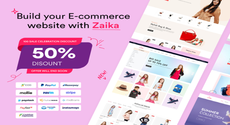 I will build you an customized eCommerce Flutter mobile app with the Zaika script